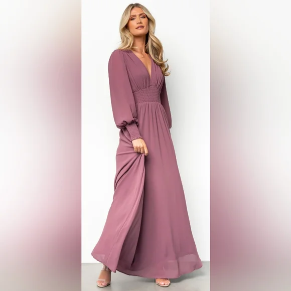 Baltic Born | Dresses | Nwt Baltic Born Vintage Plum Olivia Maxi Dress Xl  Wedding Bridesmaid Formal | Poshmark
